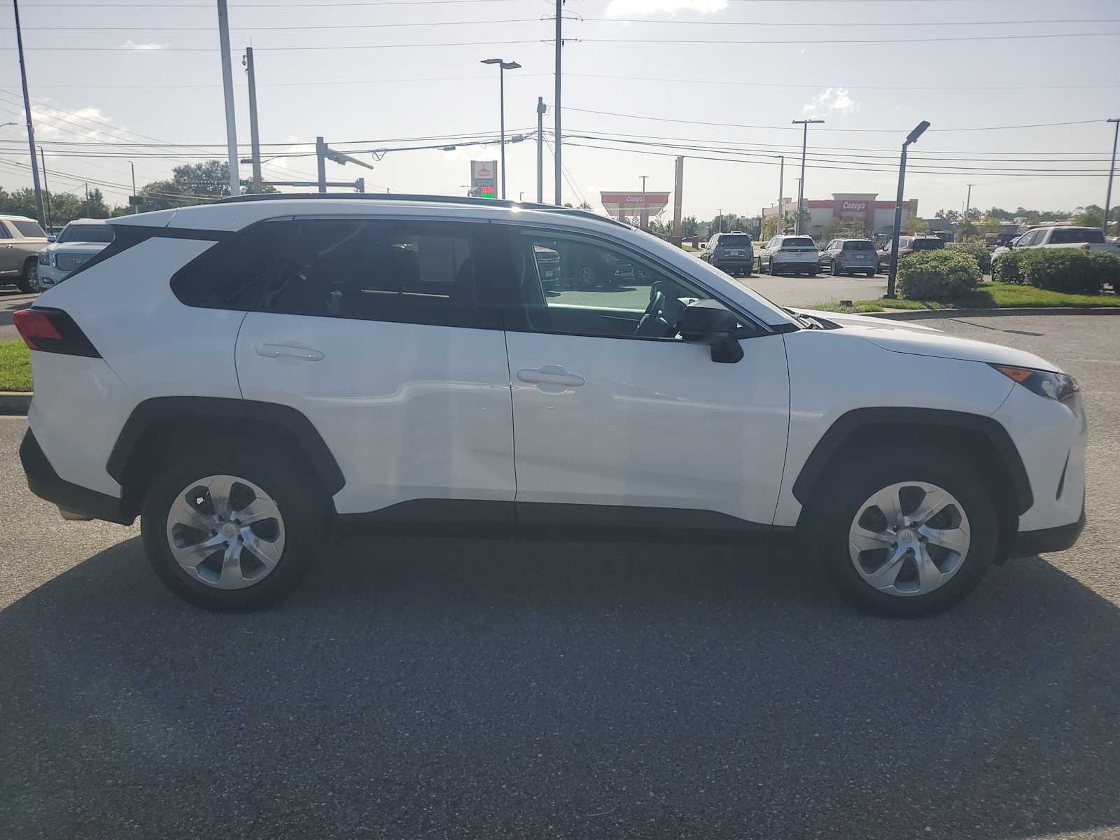 Used 2019 Super White White Toyota LE image 7