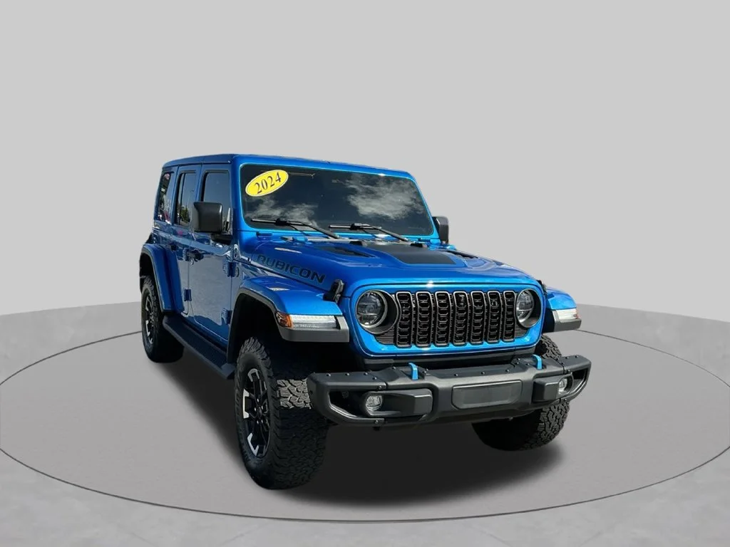 Used 2024 Blue Jeep Rubicon 4xe image 15