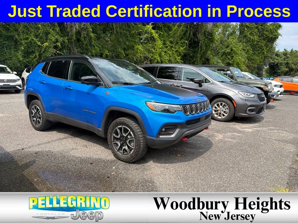 Certified Used 2025 Blue Jeep Trailhawk image 3