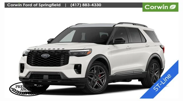 New 2026 Star White Metallic Tri-Coat Ford ST-Line image 1