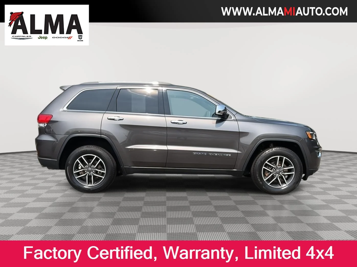 Certified 2019 Jeep Grand Cherokee Limited with VIN 1C4RJFBG5KC600239 for sale in St. Louis, MI