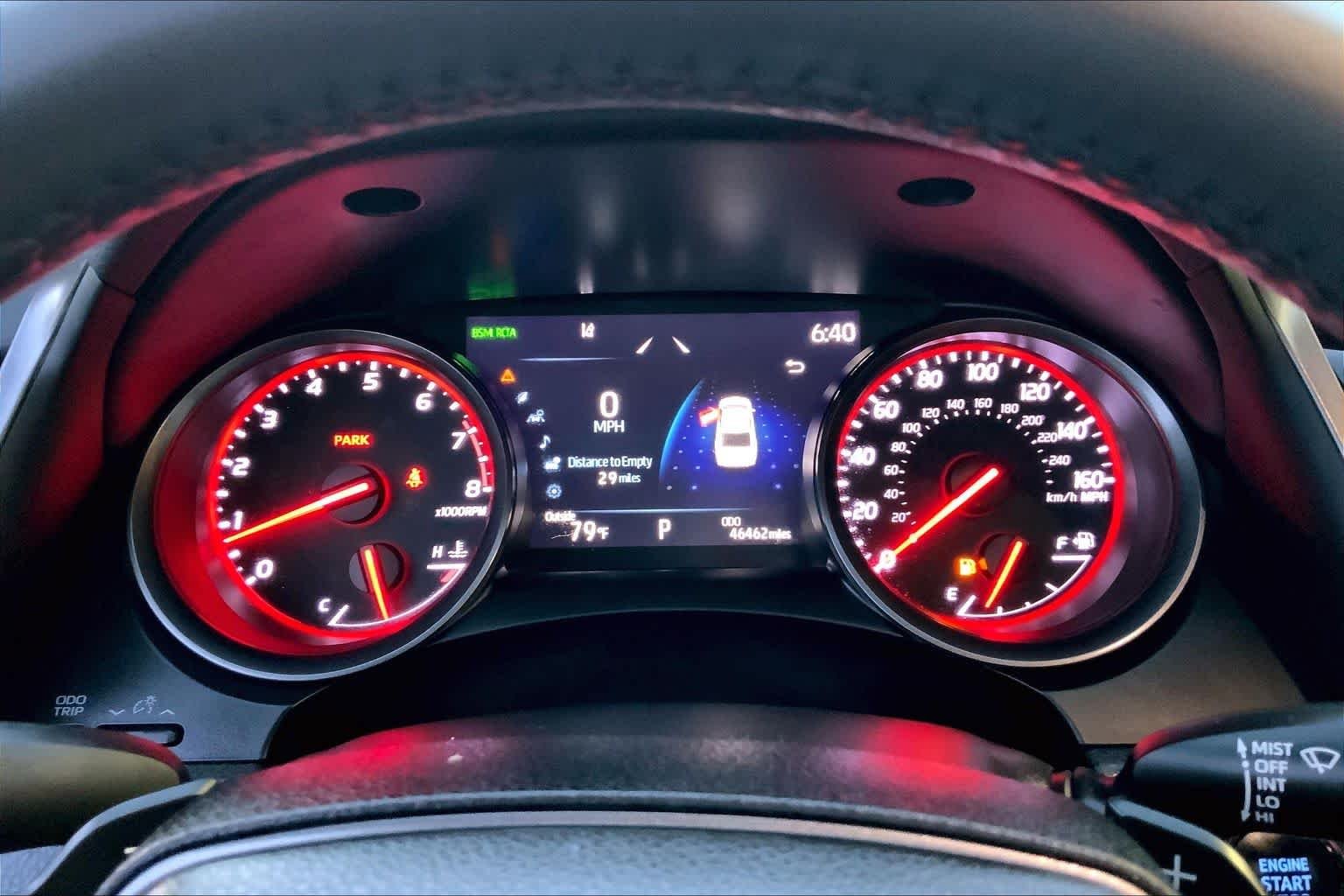 Used 2022 Midnight Black Metallic Toyota XSE image 24