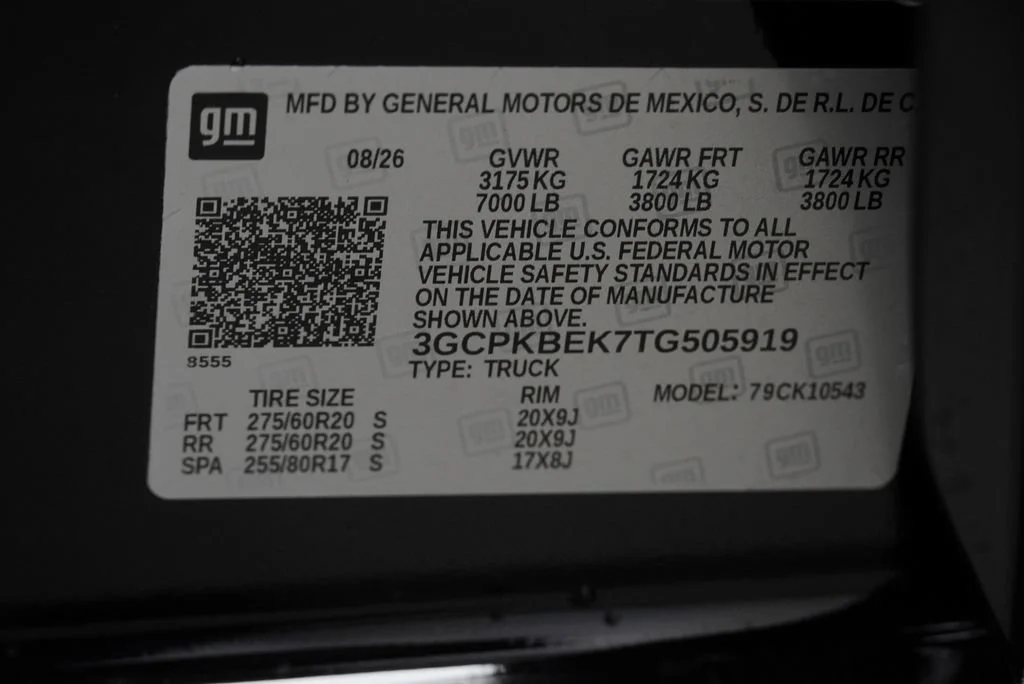 New 2026 Black Chevrolet Custom image 42