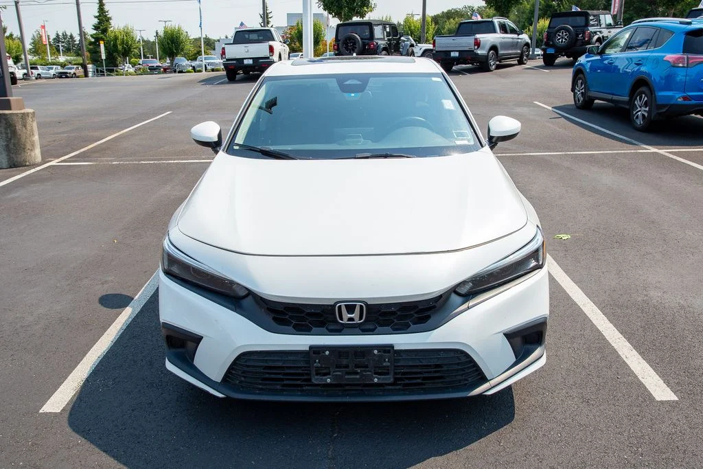 Certified Used 2023 Platinum White Honda EX-L image 2