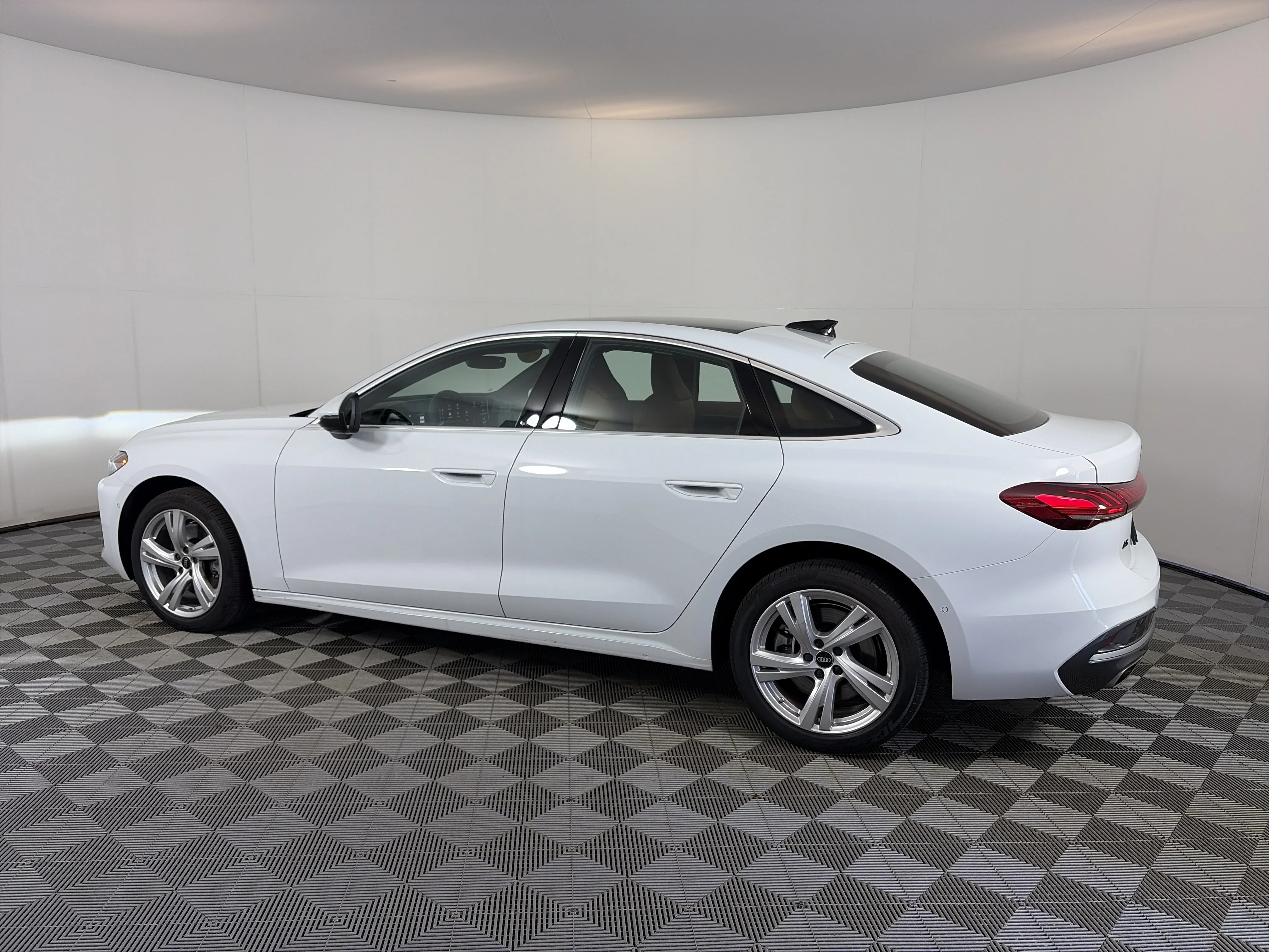 Used 2025 Glacier White Metallic Audi Premium Plus image 9