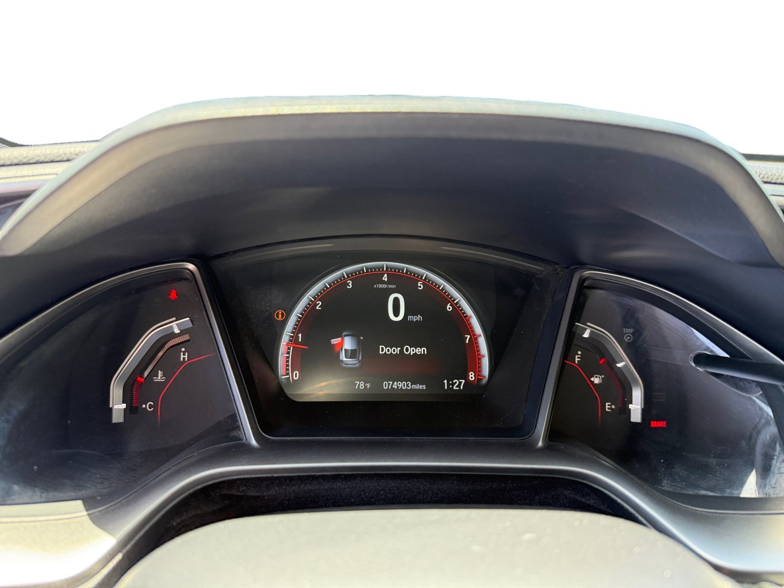 Used 2017 Crystal Black Pearl Honda Si image 11