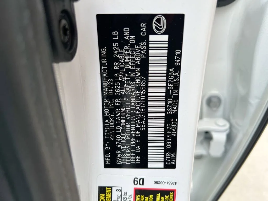 Certified Used 2023 ULTRA WHITE Lexus 350 F Sport image 23