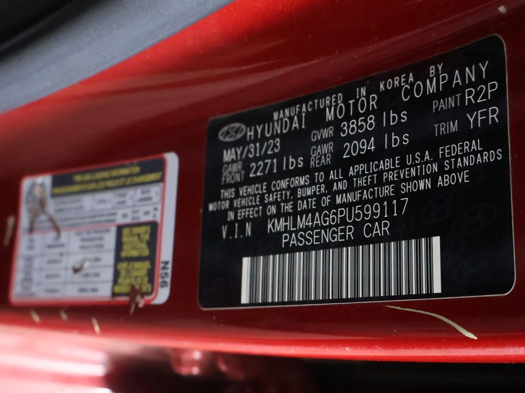 Used 2023 Red Hyundai SEL image 44