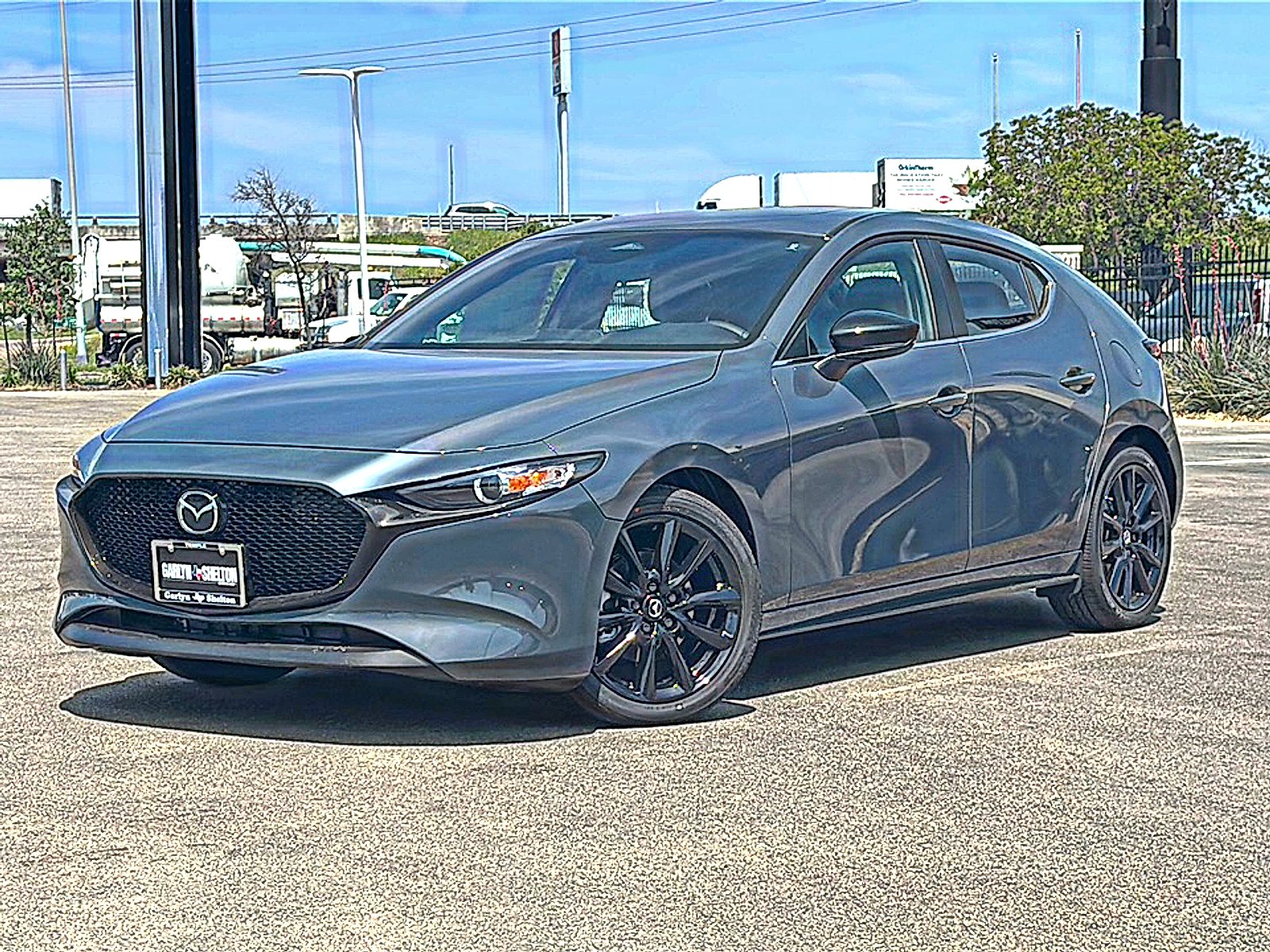 Used 2025 Polymetal Gray Metallic Mazda 2.5 S Carbon Edition image 2