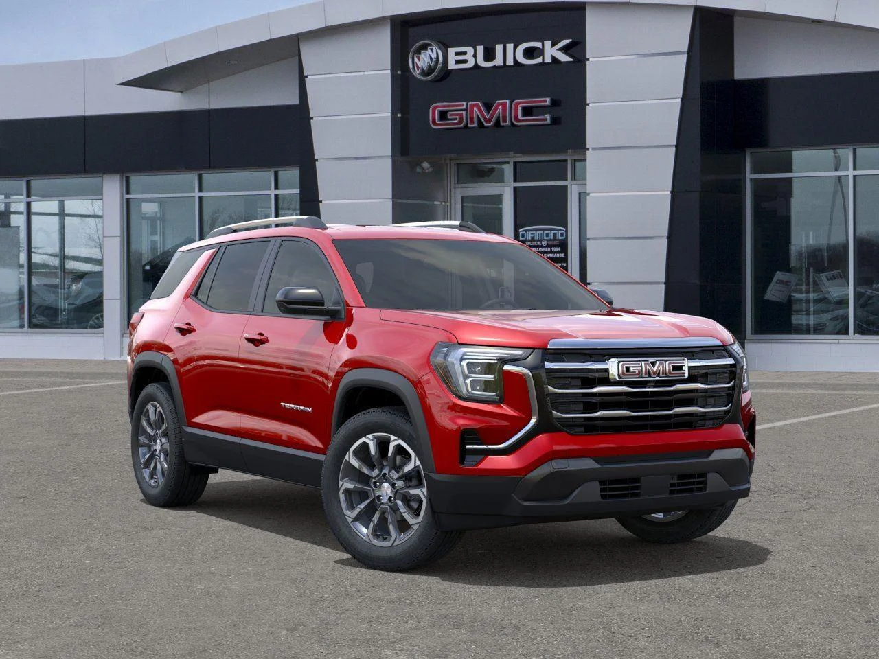 New 2027 Volcanic Red Tintcoat GMC AWD Elevation image 7