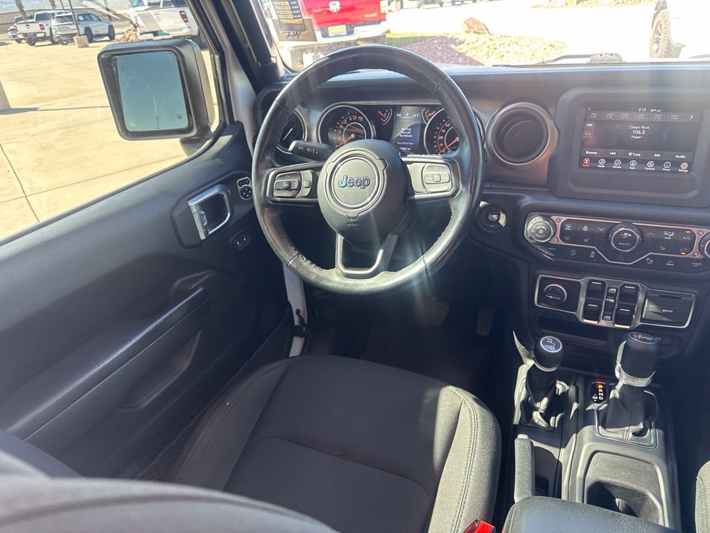 Certified Used 2022 White Jeep Unlimited Sport S image 16