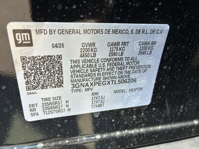 New 2026 Mosaic Black Metallic Chevrolet LT image 10