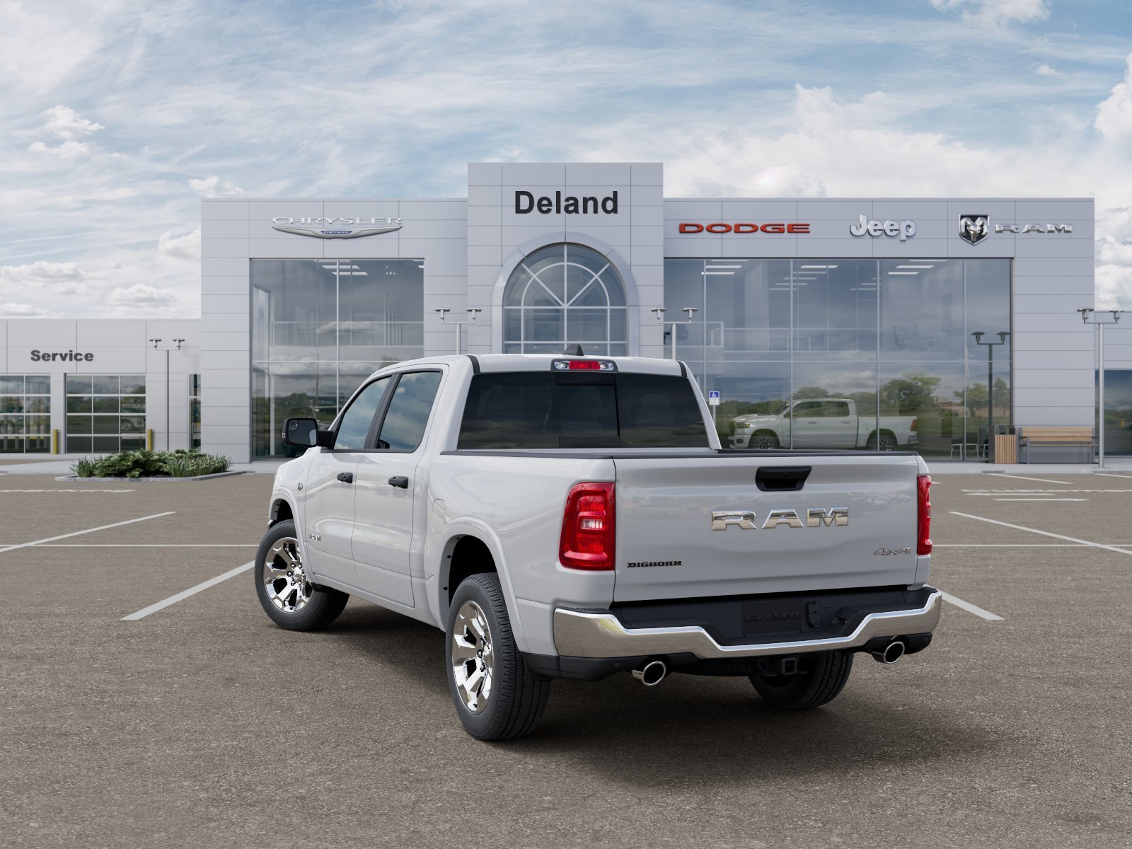 New 2026 Bright White Clear-Coat Exterior Paint RAM Big Horn/Lone Star image 35