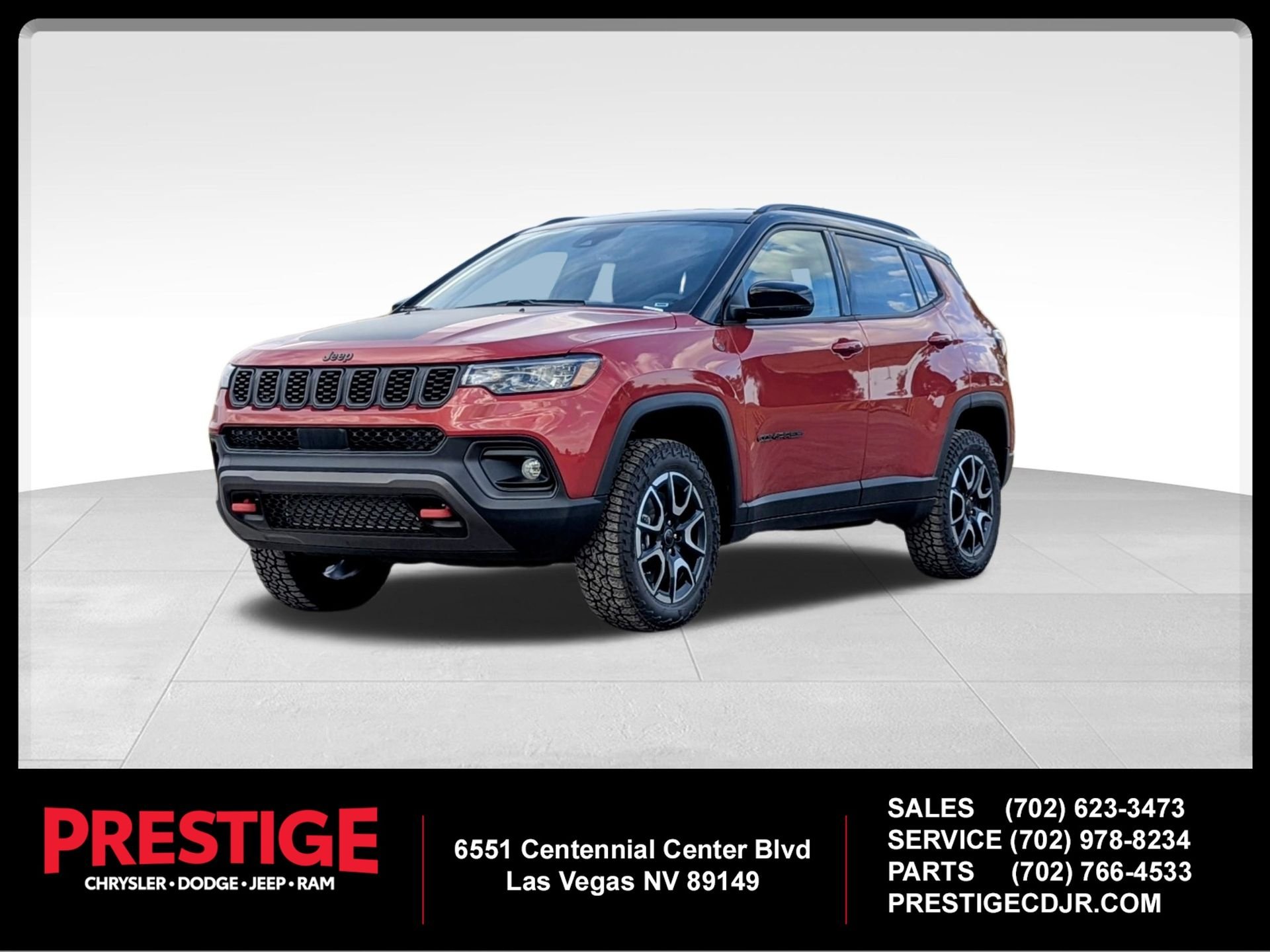 New 2026 Red Hot Pearl-Coat Exterior Paint Jeep Trailhawk image 1