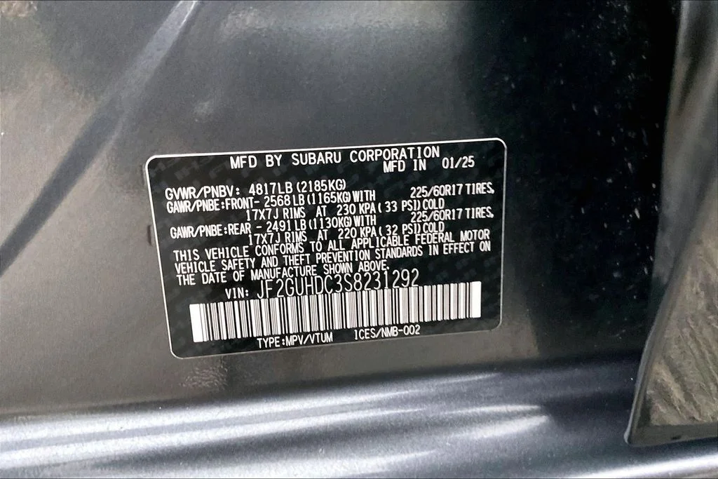 Used 2025 Gray Subaru Premium image 26