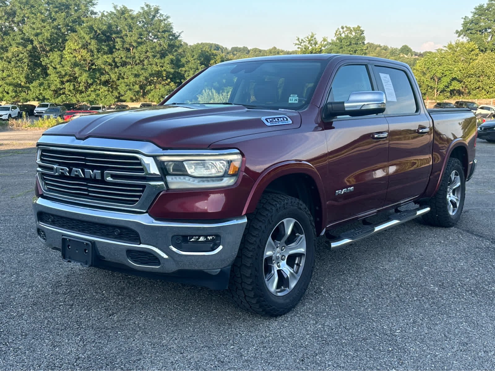 Used 2022 Delmonico Red Pearlcoat Ram Laramie image 1
