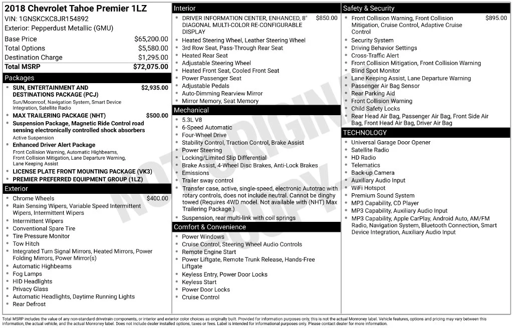 Used 2018 Gray Chevrolet Premier image 16