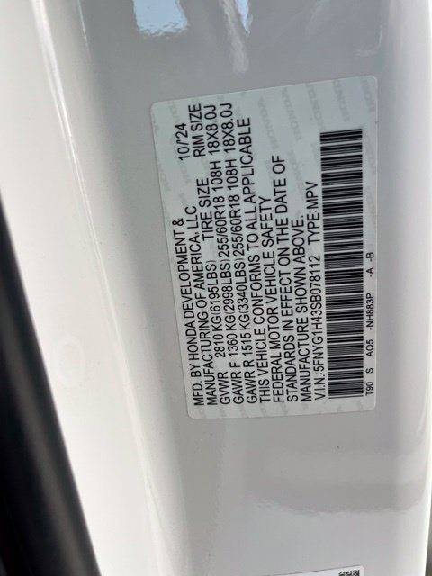 Used 2025 White Honda EX-L image 13