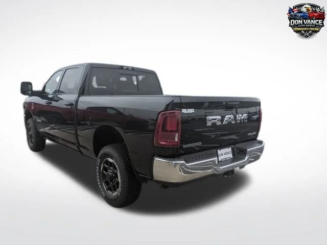 New 2026 Diamond Black Crystal Pearl-Coat Exterior Paint RAM Laramie image 3