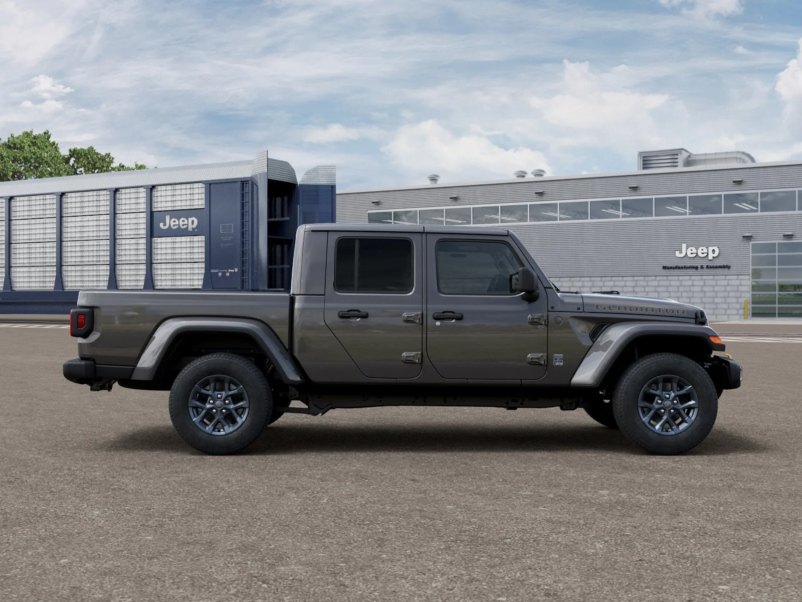 New 2026 Granite Crystal Metallic Clear-Coat Exterior Paint Jeep 85th Anniversary Edition image 12