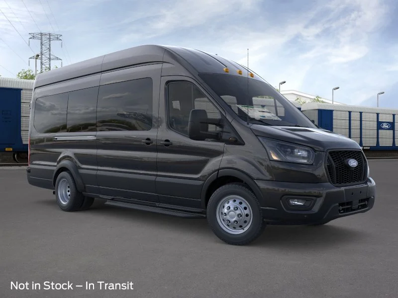 New 2026 Agate Black Metallic Ford Passenger Van XL image 7