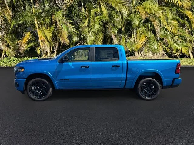 New 2026 Hydro Blue Pearl-Coat Exterior Paint RAM Laramie image 8