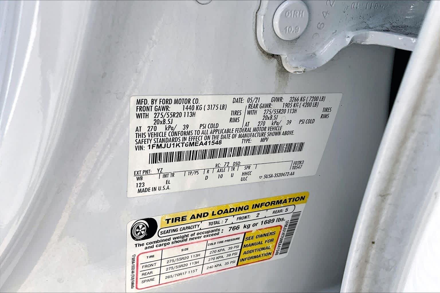 Used 2021 Oxford White Ford Limited image 35
