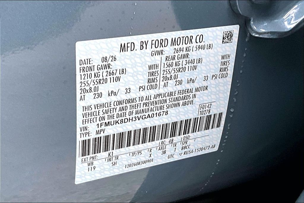 New 2027 Vapor Blue Metallic Ford Active image 8