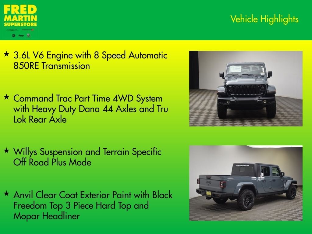 New 2026 Anvil Clearcoat Jeep Willys image 7