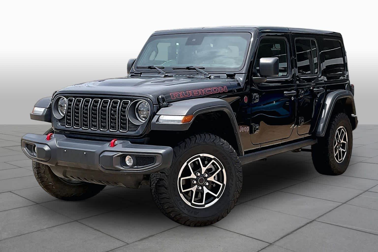 Used 2025 Black Clearcoat Jeep Rubicon image 2