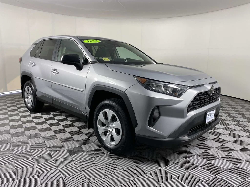 Used 2022 Silver Sky Metallic Toyota LE image 1