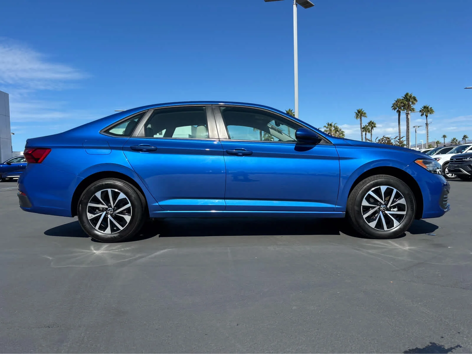 Certified Used 2023 Rising Blue Metallic Volkswagen S image 2