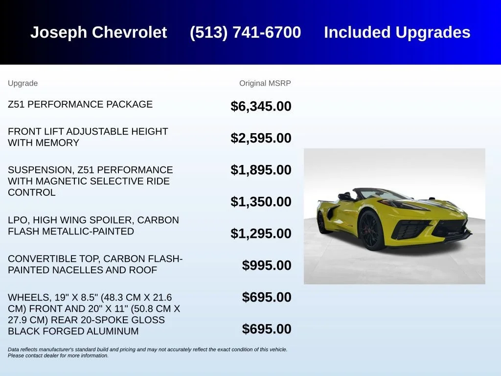 Used 2023 ACCELERATE YELLOW METALLIC Chevrolet 3LT image 5