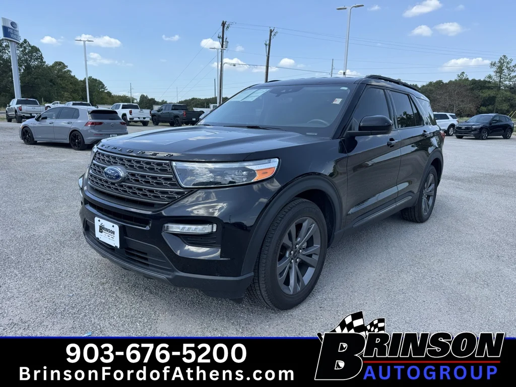 Certified Used 2023 Agate Black Metallic Ford XLT image 1