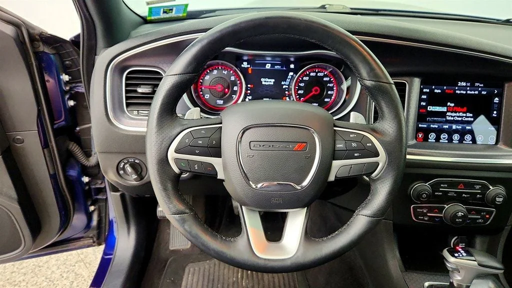 Used 2017 Contusion Blue Pearlcoat Dodge R/T Scat Pack RWD w/ Alcantara Pkg & Beats Audio image 14