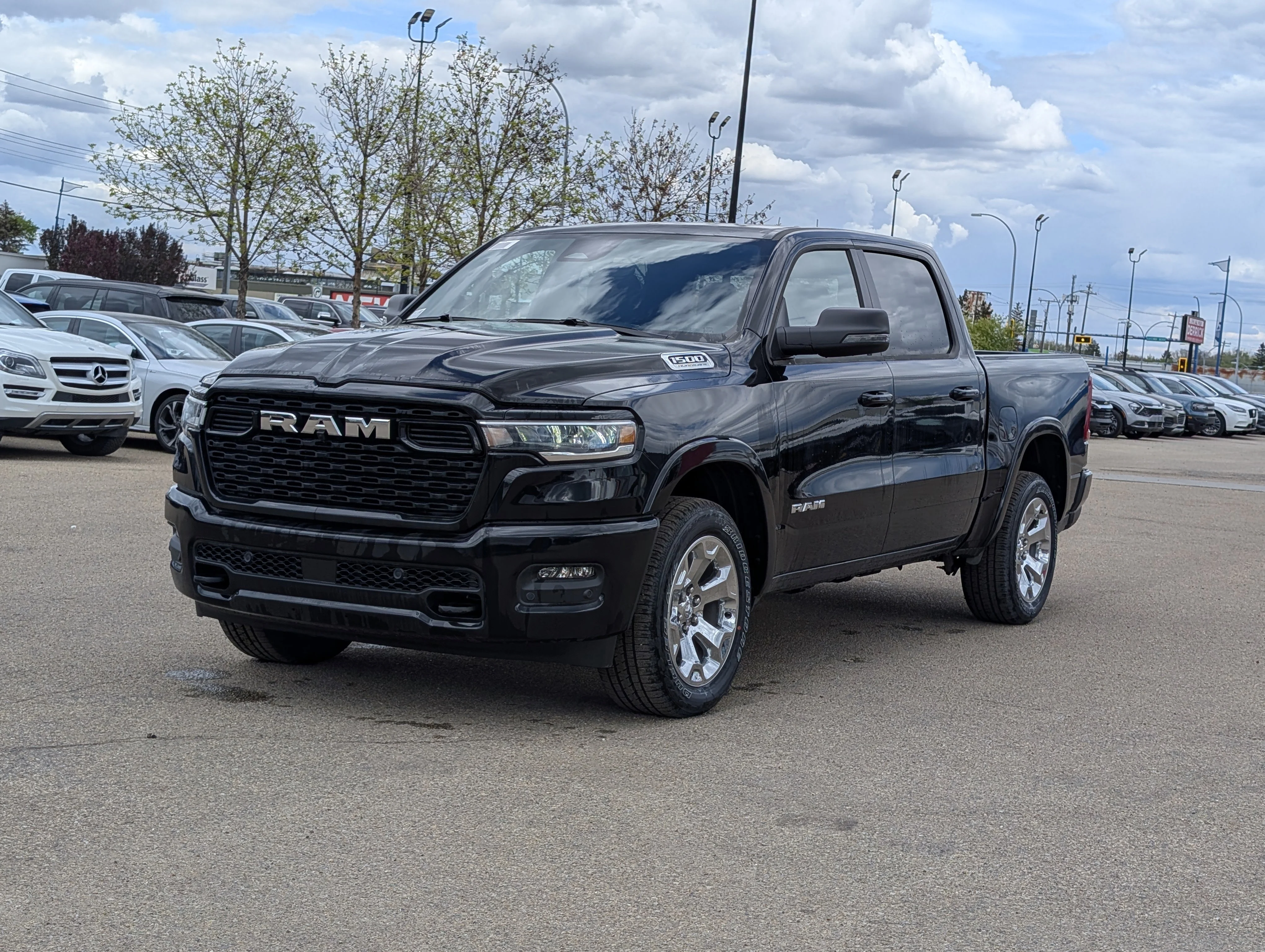 New 2026 Diamond Black Crystal Pearl Ram Big Horn image 2