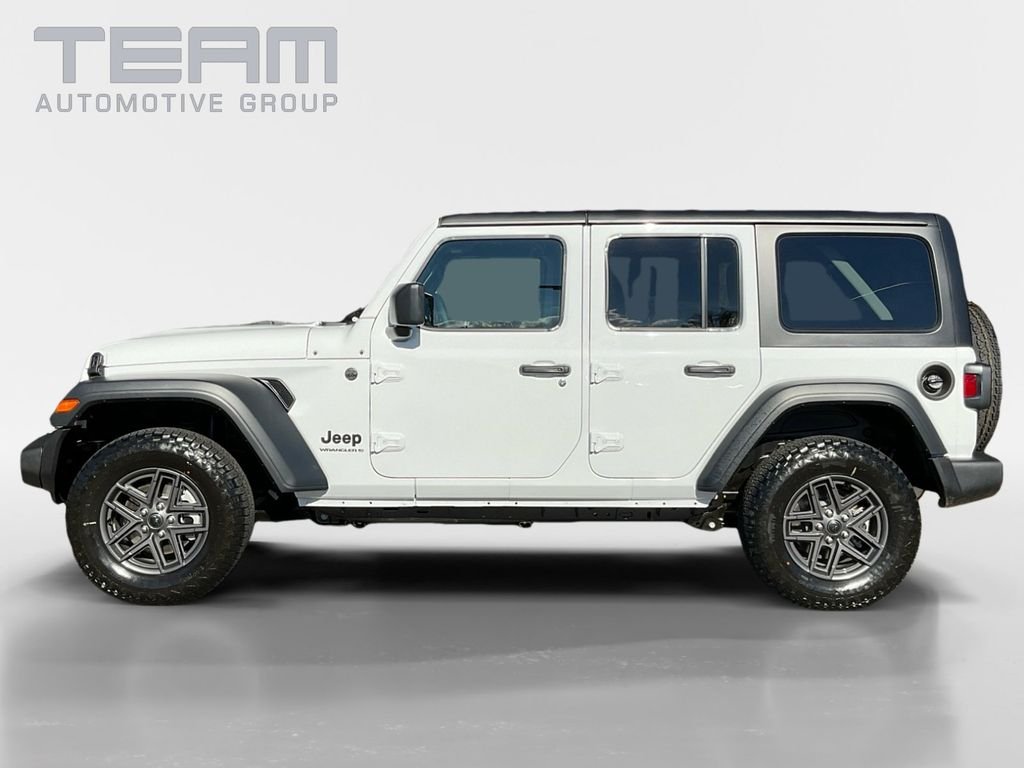 New 2026 Bright White Clear-Coat Exterior Paint Jeep Sport S image 4