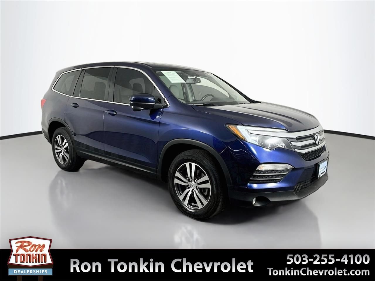 Used 2016 Blue Honda EX-L image 1