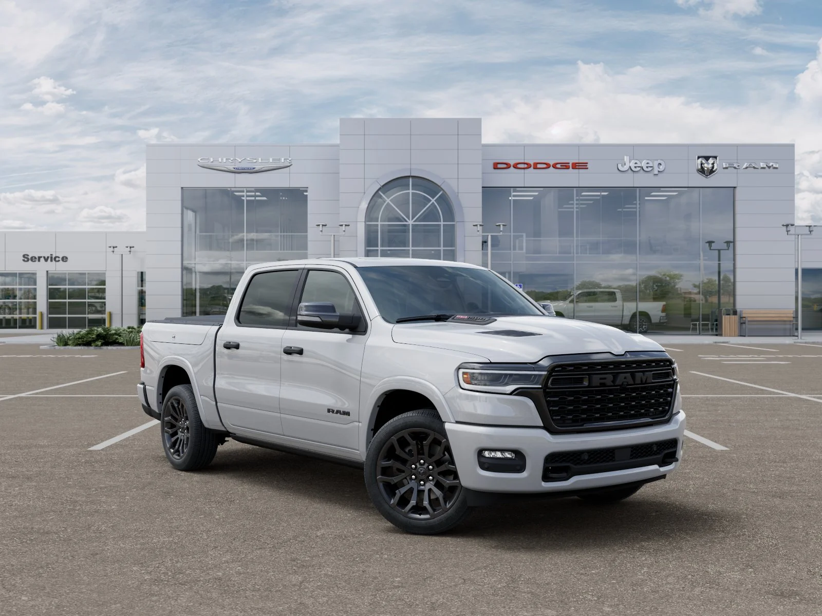 New 2026 Ivory White Tri-Coat Pearl-Coat Exterior Paint RAM Limited image 31