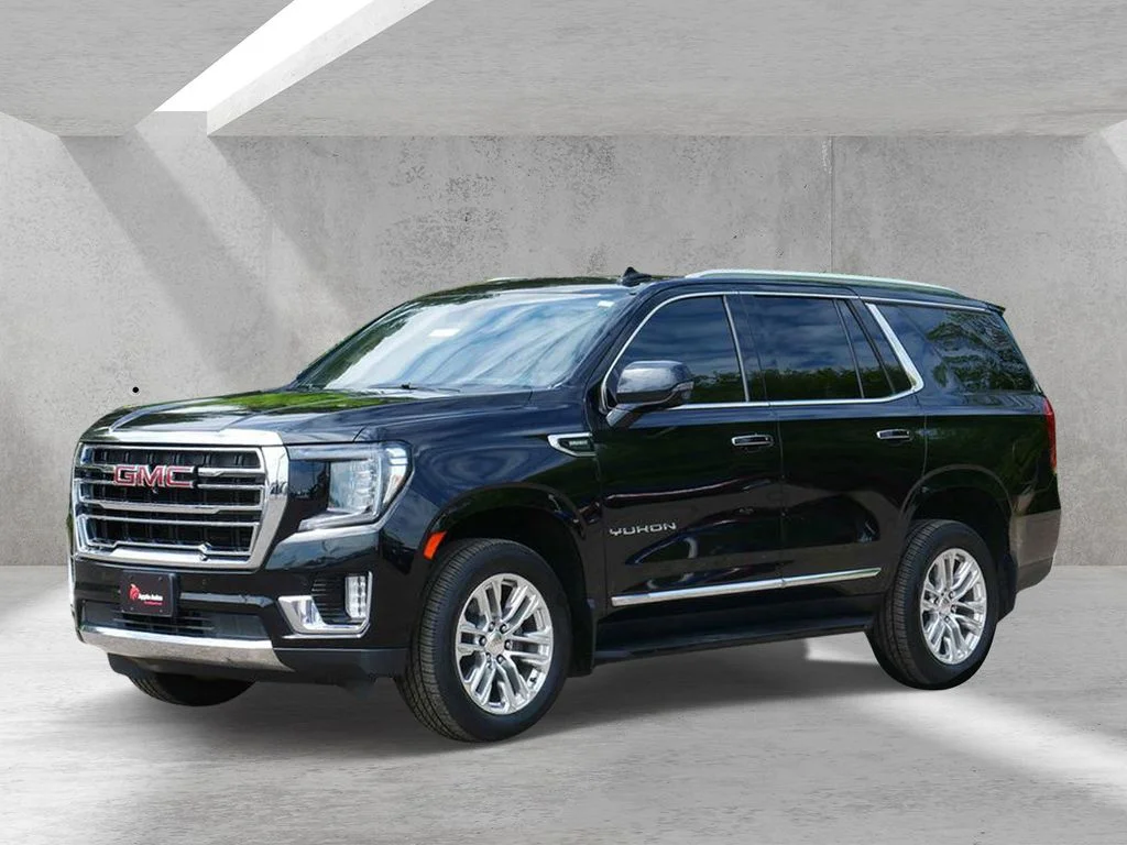 Used 2021 Black GMC SLT image 4