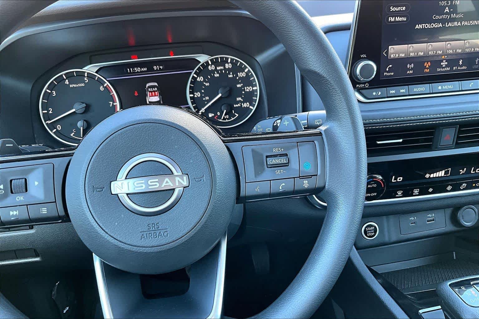 Used 2023 Brilliant Silver Metallic Nissan SV image 24