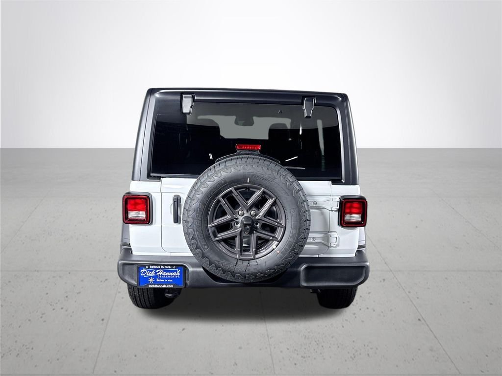 New 2026 Bright White Clear-Coat Exterior Paint Jeep Sport S image 7