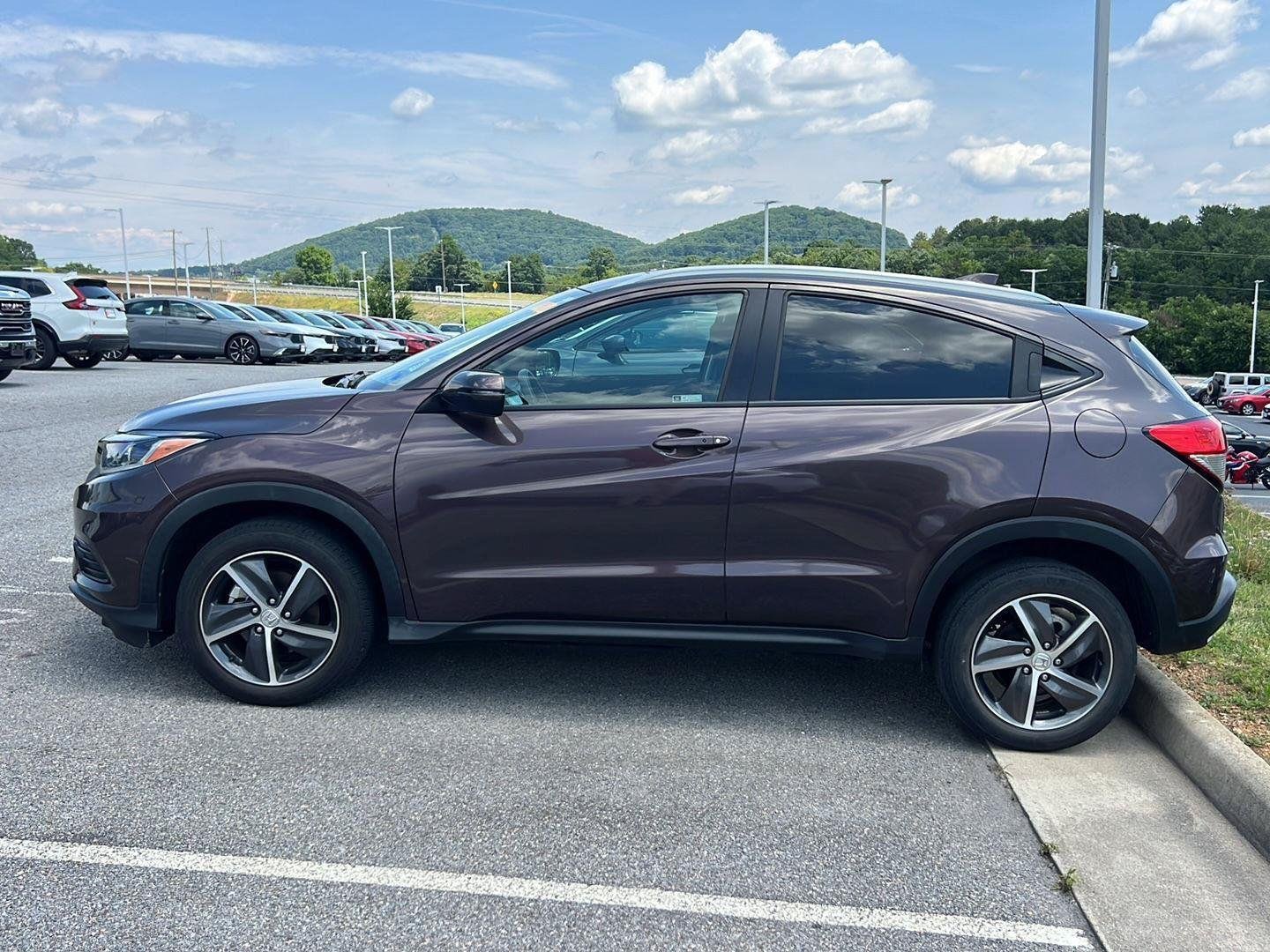 Used 2021 Midnight Amethyst Metallic Honda EX image 2