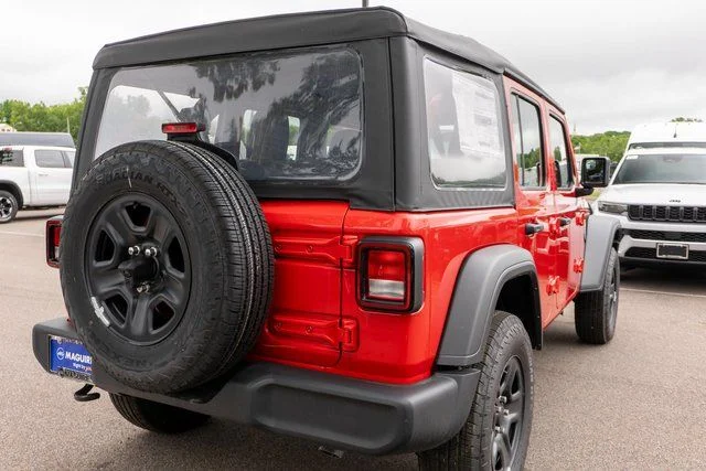 New 2026 Firecracker Red Clear-Coat Exterior Paint Jeep Sport image 5