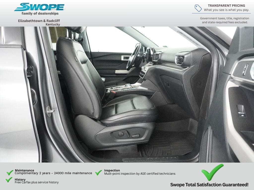 Used 2021 Carbonized Gray Metallic Ford XLT image 9