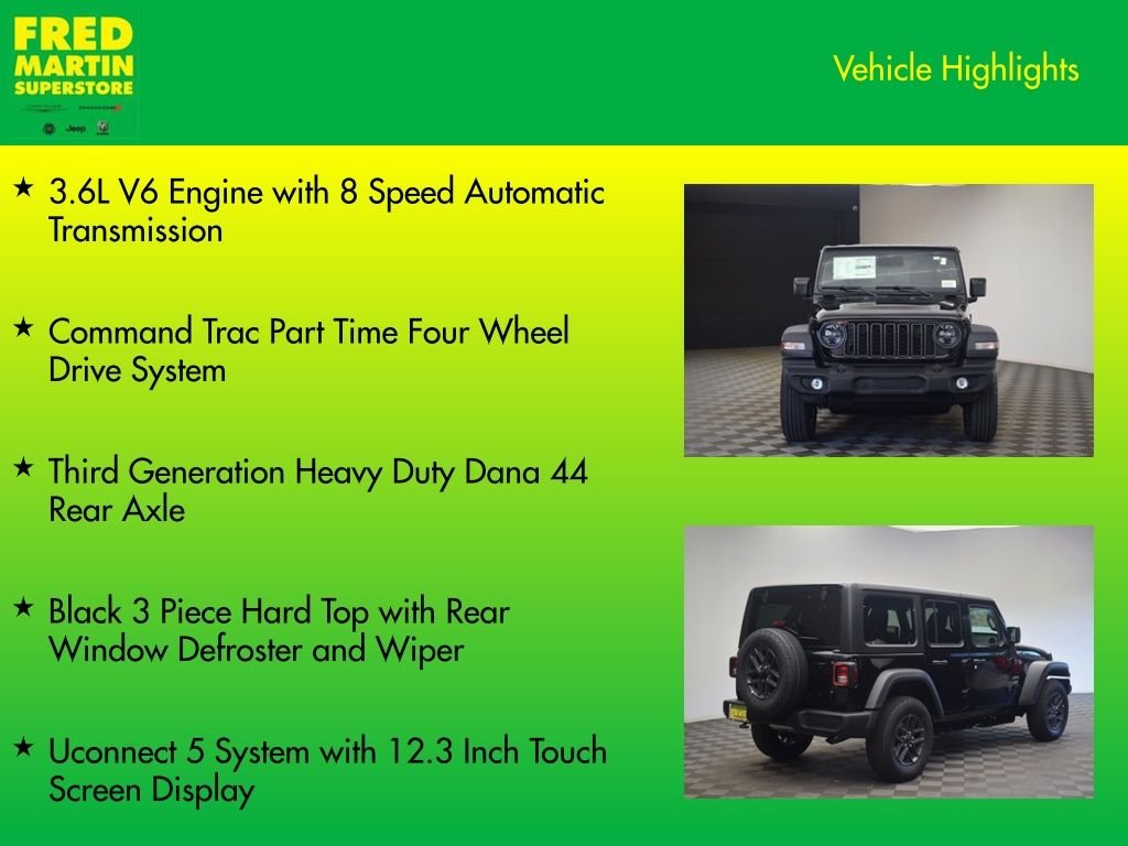 New 2026 Black Clear-Coat Exterior Paint Jeep Sport S image 7