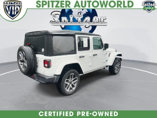 Used 2024 White Jeep Sport S 4xe image 9