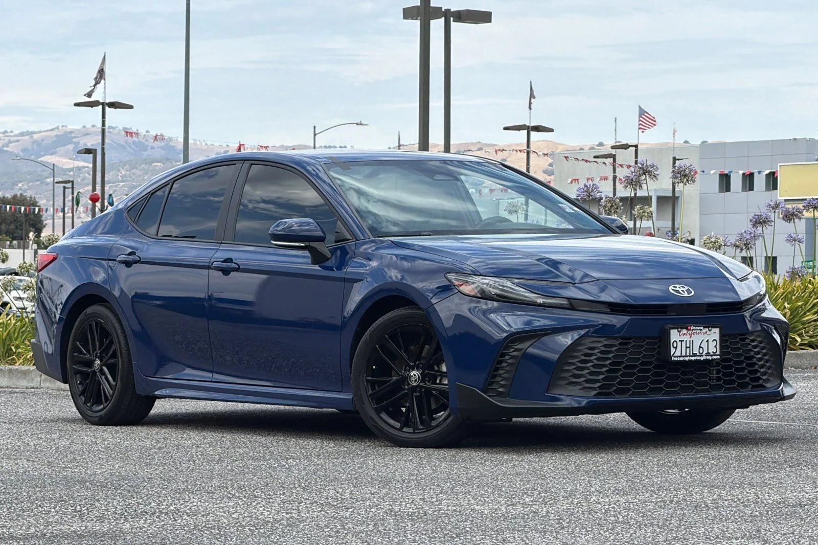 Used 2025 Blue Toyota SE image 2