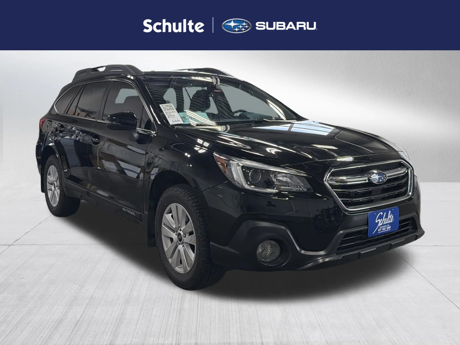Used 2019 Crystal Black Silica Subaru Premium image 1