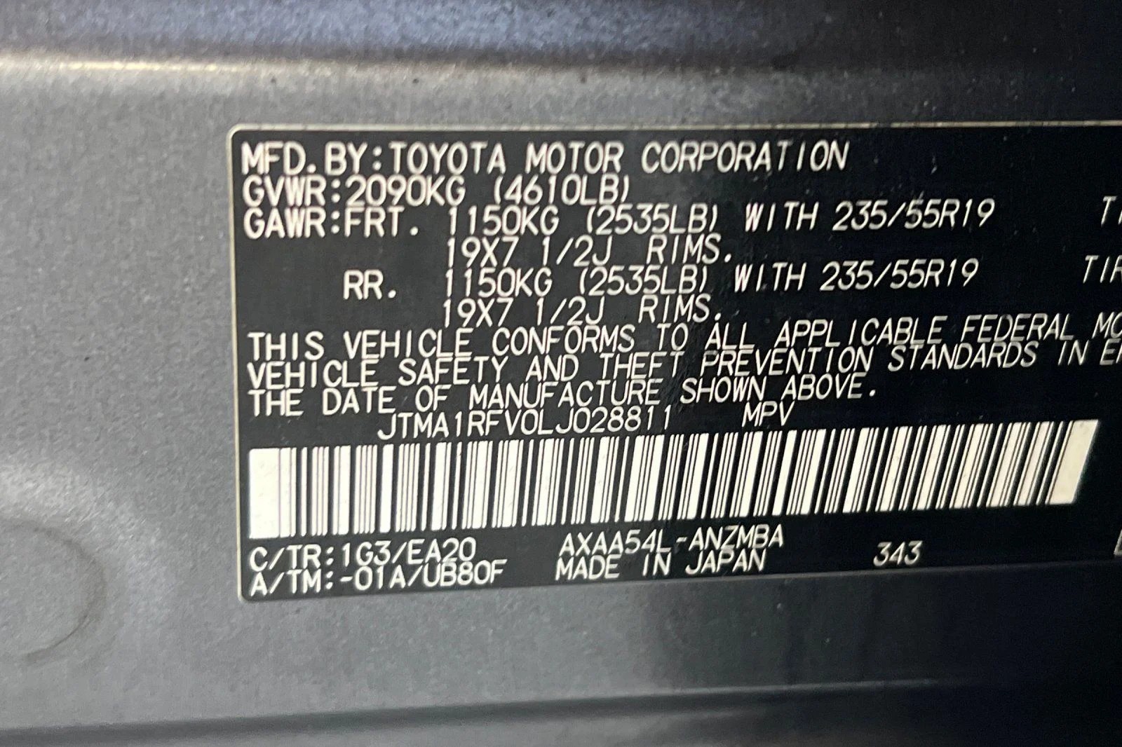 Used 2020 Gray Toyota XLE Premium image 29